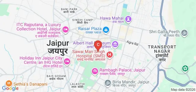 Mahaveer College of Commerce, Jaipur Map