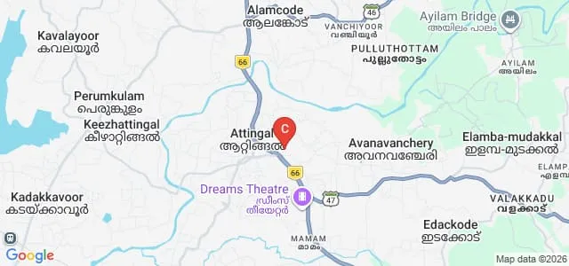 Government College, Attingal Map