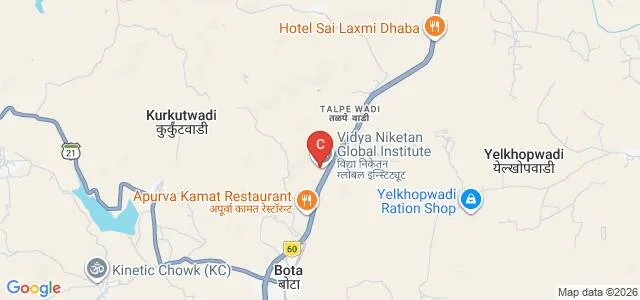 Vidya Niketan Institute of Pharmacy and Research Center, Sangamner Map