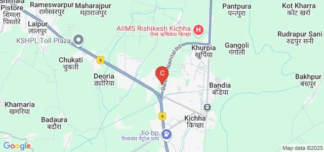 Surajmal Agarwal Private Kanya Mahavidyalaya, Kichha Map