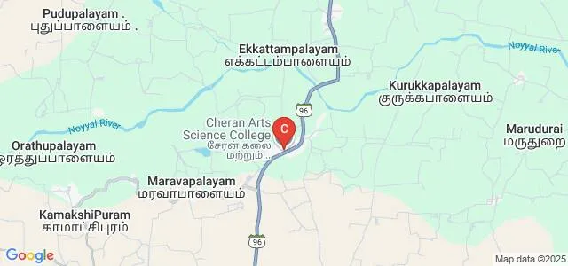 Cheran Arts and Science College, Tirupur Map