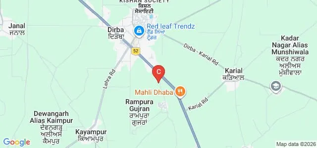 Vishavkarma College for Girls, Sangrur Map