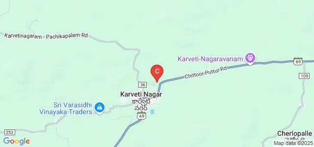 Government Degree College, Nagari Map
