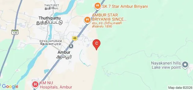 Kennedy College of Education, Vellore Map