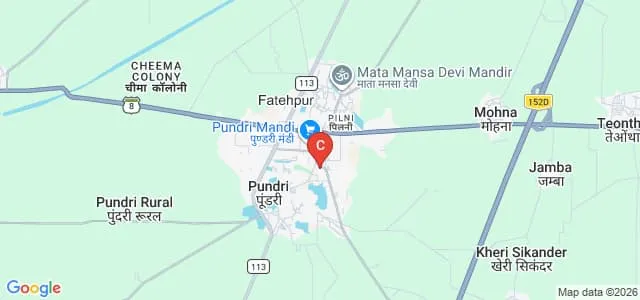 DAV College, Pundri Map