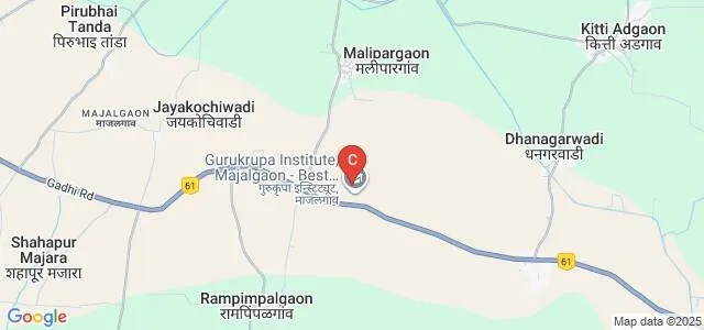 Gurukrupa College of Physiotherapy, Beed Map