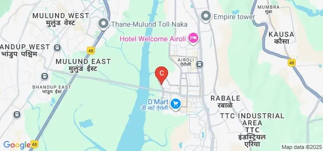 New Horizon Institute of Management Studies, Navi Mumbai Map