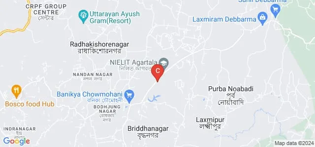 College of Veterinary Science and Animal Husbandry, Agartala Map