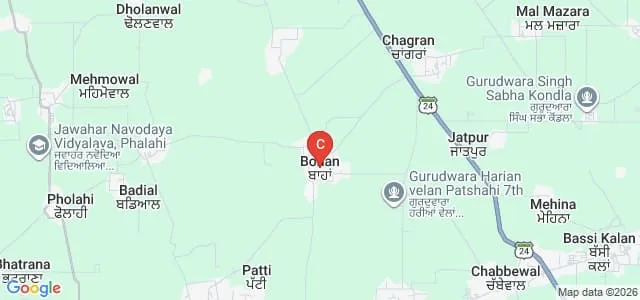 Rayat-Bahra Institute of Pharmacy, Hoshiarpur Map