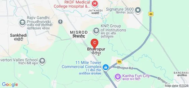 SECT College of Professional Education, Bhopal Map