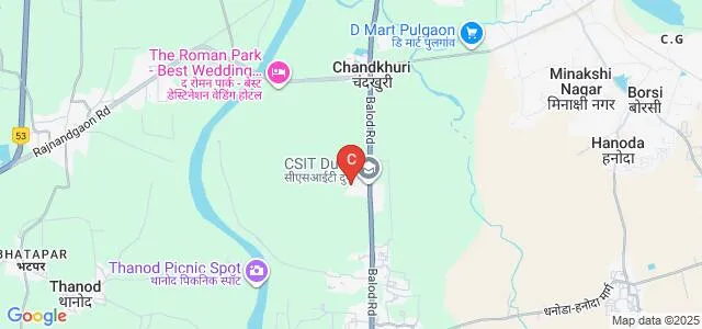 Chhatrapati Shivaji Institute of Pharmacy, Durg Map