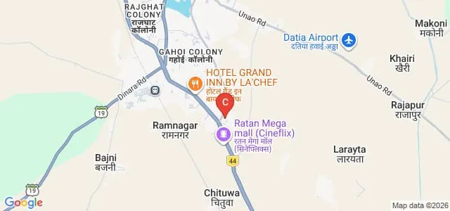 Shri Rawatpura Sarkar Institute of Technology and Science, Datia Map