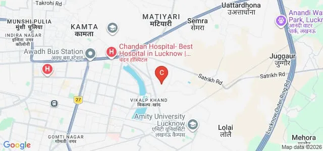 Shri Ramchandra Vaidya Ayurvedic Medical College and Hospital, Lucknow Map