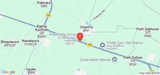 Aryabhatta College, Barnala Map