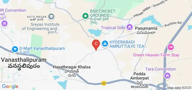 Sri Surya College of Nursing, Hyderabad Map