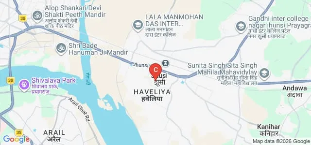 Urmila Mahila Mahavidyalaya, Allahabad Map