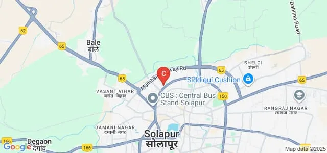 Solapur Education Society's College of Architecture, Solapur Map