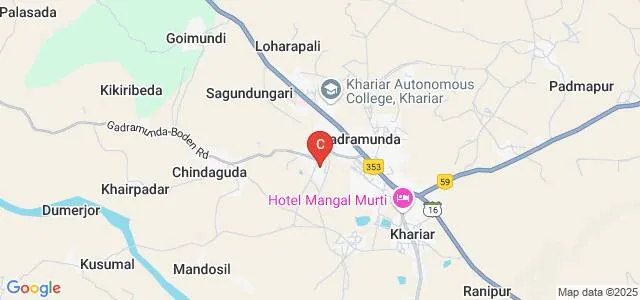 Lokadrusti College of Advanced Technology, Nuapada Map
