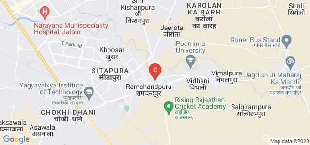 Apex Group of Institutions, Jaipur Map