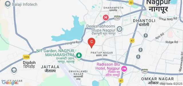 National Power Training Institute, Nagpur Map