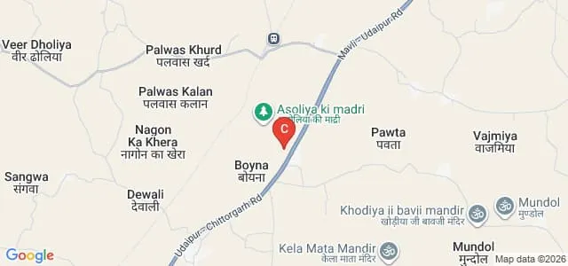 Vidya Bharti Teachers Training College, Udaipur Map
