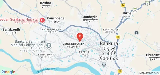 Bankura Christian College, Durgapur Map