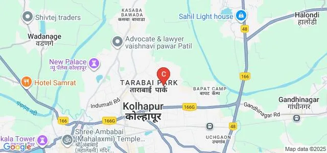 Bharati Vidyapeeth Institute of Management, Kolhapur Map