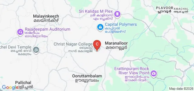 Christ Nagar College, Thiruvananthapuram Map