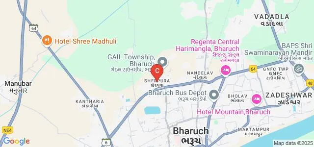 Amity B Ed College, Bharuch Map