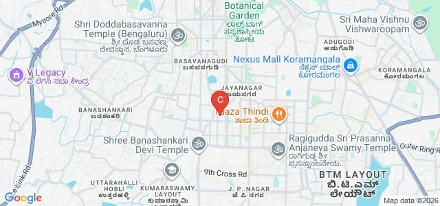 The National Degree College, Jayanagar Map