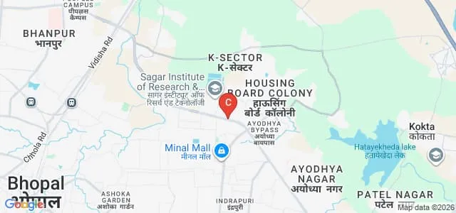 Sagar Institute of Research and Technology Pharmacy, Bhopal Map