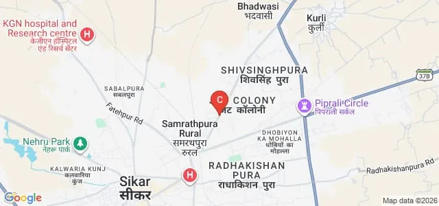 Subodh B Ed College, Sikar Map