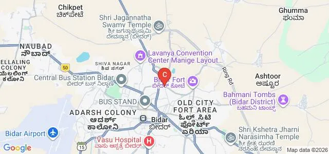 Jasmine College of Education, Bidar Map