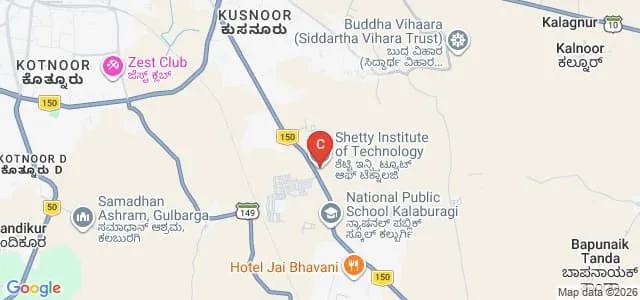 Shetty Institute of Technology, Gulbarga Map