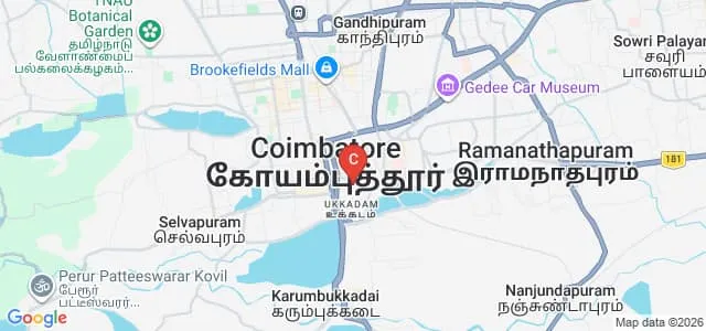 Government College of Education for Women, Coimbatore Map