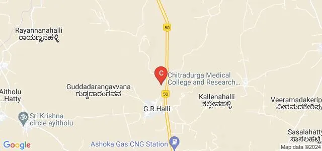 Chitradurga Medical College and Research Institute, Chitradurga Map