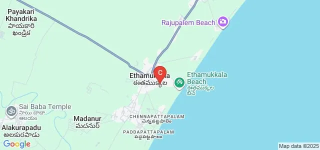 SUVR and SR Government Polytechnic College for Women, Ethamukkala Map