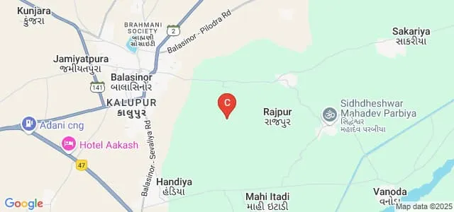 Anjuman Education Trust M Ed College, Mahisagar Map