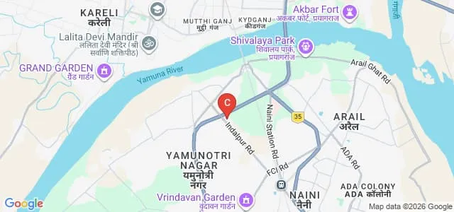 Gospel and Plough Institute of Theology, Allahabad Map