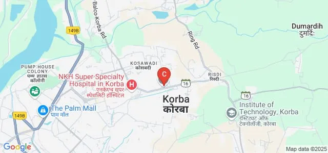 Government Engineer Vishwesarraiya Post Graduate College, Korba Map