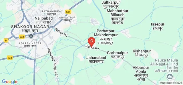 SSD College of Higher Education, Najibabad Map