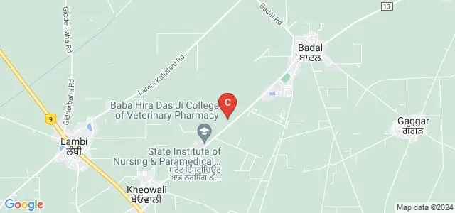 Baba Hira Das Ji College of Veterinary Pharmacy, Sri Muktsar Sahib Map