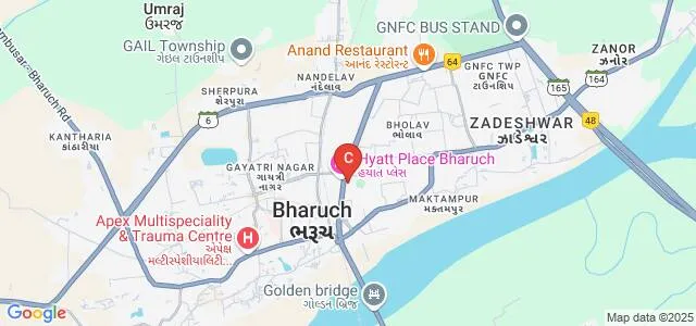 Shri S'ad Vidya Mandal Institute of Technology, Bharuch Map