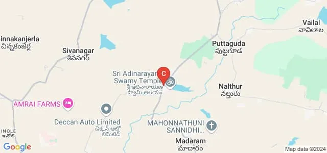 Aurora's Seethaiah Engineering College, Nalgonda Map