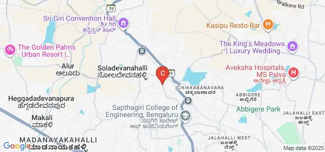 Sri Krishna Institute of Technology, Bangalore Map