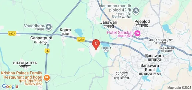Government Engineering College, Banswara Map