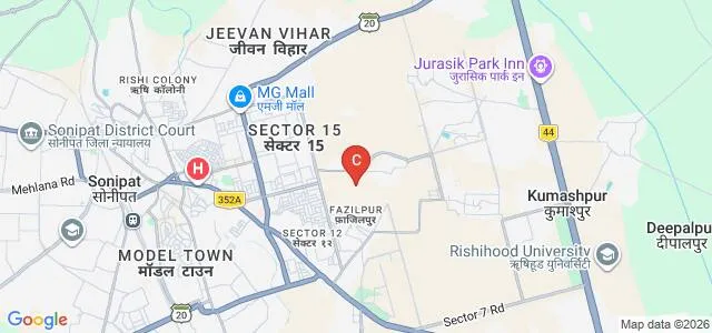 Gateway School of Business, Sonipat Map