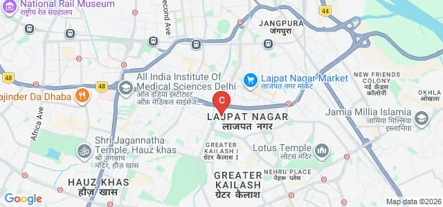 RAK College of Nursing, Delhi Map