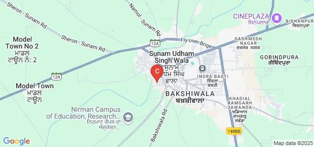 Shaheed Udham Singh College of Management Arts and Computer Science, Sangrur Map