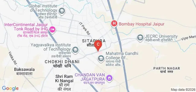 Mahatma Gandhi Nursing College, Jaipur Map